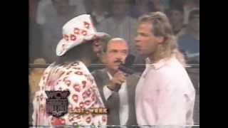 Randy Savage and Lex Luger Promo [upl. by Cindra]