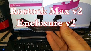 Starting on the Rostock Max v2 Enclosure v2 [upl. by Moser]