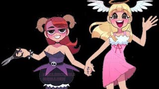 Good girl Bad girl song but with angel and demon girl from Devilish hairdresser [upl. by Nnanaej]