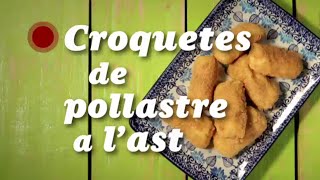 Croquetes de pollastre a last [upl. by Swanhildas]