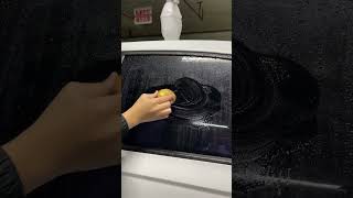 How to remove car oil film with potatoescar [upl. by Orabla]