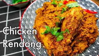 Spicy Chicken Rendang recipe  easy Rendang Ayam for Hari Raya Eid [upl. by Argella]