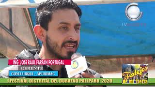 I FESTIVAL DEL DURAZNO COYLLURQUI PALLPARO 2020 [upl. by Chelsea]