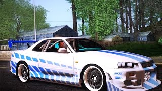 Nissan Skyline Tunable in GTA San Andreas  Download [upl. by Ahseined]