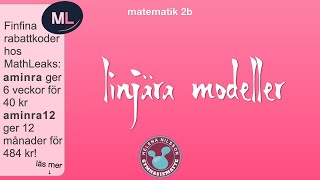 2b 135 linjära modeller [upl. by Edea]