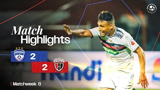 Match Highlights  Bengaluru FC 22 NorthEast United FC  MW 8  ISL 202425 [upl. by Llerrud547]