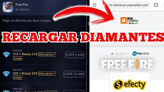 🤑Como Recargar Diamantes en FREE FIRE por Pagostore en efectivo paso a paso [upl. by Kcirreg]