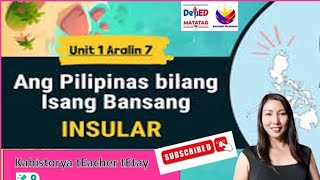 Ang Pilipinas bilang bansang Maritime o Insular Grade 4 Quarter 1 Week 7 [upl. by Martsen]