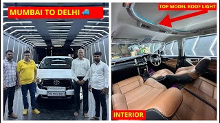 Innova Crysta 2023 Mumbai से Delhi आना हुआ वसूल ✅ 🧠  Toyota Innova Crysta Modified OEM Roof Light [upl. by Nofets]