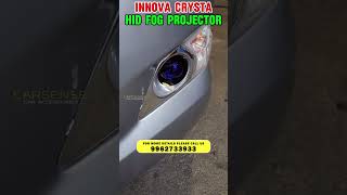 Innova Crysta HID Fog Projector  LED vs HID Lights  Car Sense Chennai shorts [upl. by Nimocks371]