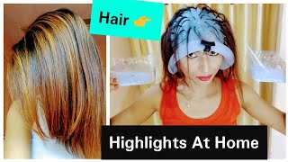 How to Highlight Hair At Home  Hair Highlighting at Home  Under 140  Streax Ultra Highlights Demo [upl. by Newra]