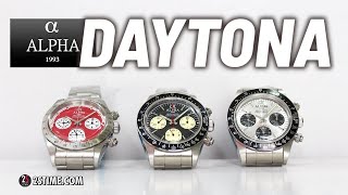 ALPHA Daytona Chronograph Collection  Best Homage Watch Ever [upl. by Hong303]