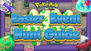 Easter Event Hunt Guide 2024  Pokemon Revolution Online [upl. by Nagek517]