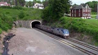 Gallitzin Tunnel Amtrak railway [upl. by Atteirneh]