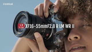 Key Features of XF1655mmF28 R LM WR II  FUJIFILM [upl. by Llessur]