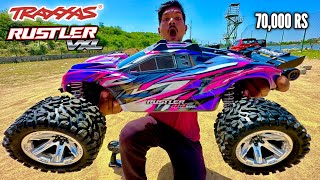 RC Traxxas Rustler 4X4 VXL Brushless Unboxing amp Testing  Chatpat toy tv [upl. by Wachtel]