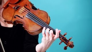 How to Play G A amp B Notes  Violin Lessons [upl. by Aisorbma855]