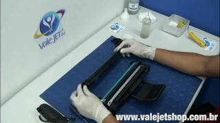 Vídeo Recarga Toner Samsung ML 1610  ML 2010  SCX 4521  Vídeo Aula Valejetcom [upl. by Alyssa703]