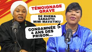 TÉMOIGNAGE GRAVE DE RHEMA SABAOTH  MIMI MAVATIKU [upl. by Maryl965]