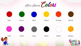 Learn Colors Name In English  Color Videos For Kids  Learn to write colors name for Kids [upl. by Theodor]