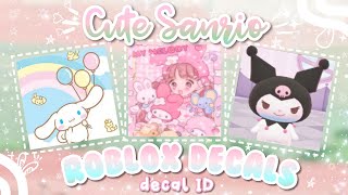 Cute Sanrio 🌸 Roblox Decalsdecal ID 🌱 for Royale High Journal [upl. by Eelamme]