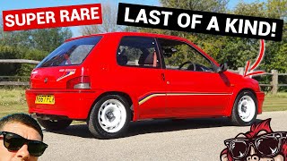 🐒 PEUGEOT 106 RALLYE  THE CRAZY SCREAMING HOT HATCH YOUVE PROBABLY NEVER HEARD OF [upl. by Drew]