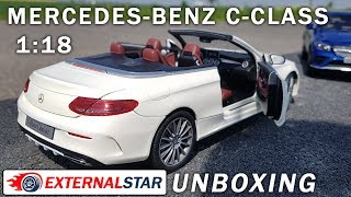 MercedesBenz CClass Convertible 118 iScale  Unboxing amp Review [upl. by Groscr]