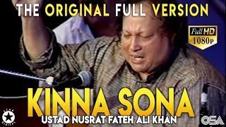 Kinna Sohna Tenu Rab Ne Banaya Live Full Ustad Nusrat Fateh Ali Khan Kinna Sona  OSA Worldwide [upl. by Rosenfeld]