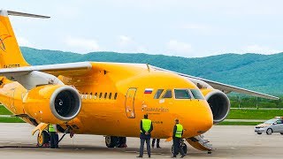 AN148 Landing amp Takeoff at Vladivostok International Airport АН148 Посадка и взлет в VVO аэропорт [upl. by Nylekoorb]