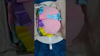 Unboxing Tutu Skirt Dress HugsampHues [upl. by Ahsekram]