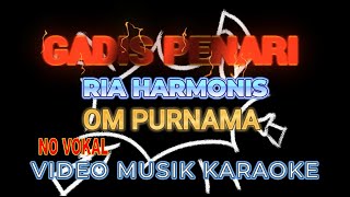 GADIS PENARI NO VOKAL Karaoke by Ria Harmonis [upl. by Acimot]