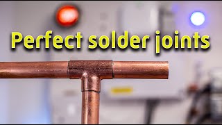 How to solder  sweat copper pipe for beginners in 7 easy steps [upl. by Dolli847]