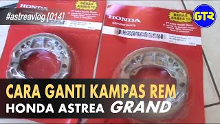 Cara Ganti Kampas Rem Honda Astrea Grand Bulus  AstreaVlog 014 [upl. by Eriuqs]