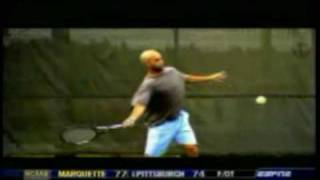 James Blake  Slow Motion Forehand Side View [upl. by Sheree]