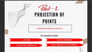 Projection of points  introduction to projection of points by Pradeep Kumar [upl. by Akino574]