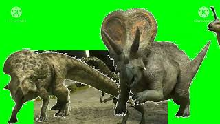 Dino king speckles the tarbosaurus stampede green screen extension scenes [upl. by Jolene]