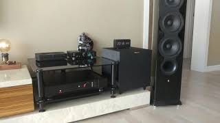 Rega Elicit r  JS Bach violin Living Room [upl. by Ecirrehs]