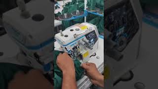 How to use Overlock Machine Fabric Adjustable Guide technical Guide shortsvideo overlockmachine [upl. by Ilaw789]