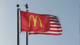 McDonalds Flag amp The American Flag  YourTakes [upl. by Gurevich]