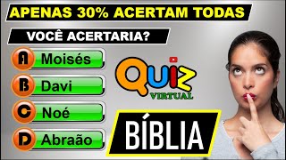 QUIZ VIRTUAL ESPECIAL BÍBLIA  20 PERGUNTAS BÍBLICAS [upl. by Tini]