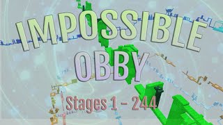 IMPOSSIBLE OBBY  Pro Chart Studios  Stages 1  244 [upl. by Nyleahcim]