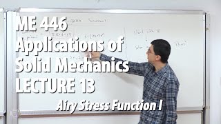 Applications of Solid Mechanics  Lecture 13 ME 446 [upl. by Erret204]