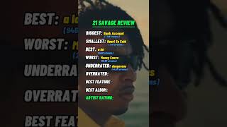 21 Savage Review 21savagemusic rap raprankings artistreviewmusicreview hiphop [upl. by Scholem758]