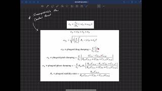 Aircraft Dynamics  Longitudinal Dynamics  Phugoid Approximation [upl. by Atterahs]