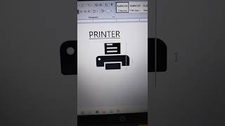 Printer 🖨️ Code For Ms words  trending shorts short msword computer viralshorts shortsviral [upl. by Hardner376]