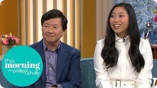 Crazy Rich Asians Star Awkwafina Calls Ken Jeong quotPapafinaquot  This Morning [upl. by Elodea]