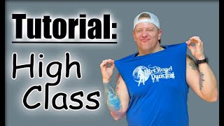 High Class Line Dance Tutorial [upl. by Esilrahc]