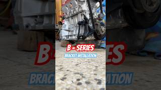 B Series Bracket Installed automobile b20vtec tanzracing hondacivicek bseriesonly [upl. by Groves]