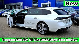 New Peugeot 508 SW GT Line 2020 Drive Test Review POV [upl. by Ahsratan666]