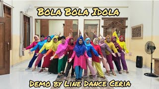 Bola Bola Idola Line Dance Swesty Budianingsih by Line Dance Ceria [upl. by Keily]